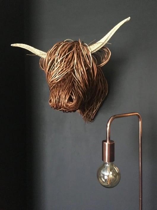 Farmhouse Cow Metal Wall Art - Luxicro