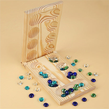 Compact Travel Mancala Board Game for Family Fun