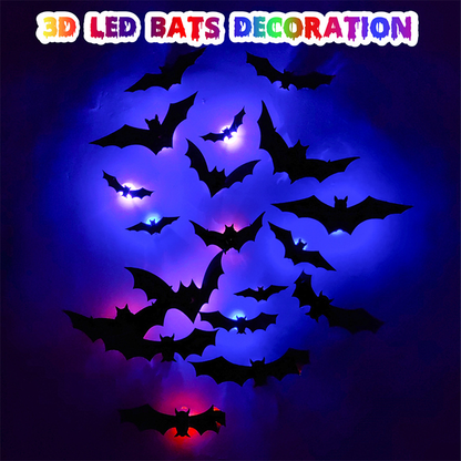 Creepy Glow in Dark Bat Lamp
