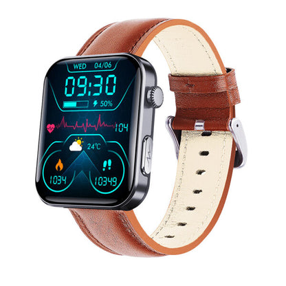 Advanced Health Smartwatch with BP and Blood Sugar Tracker