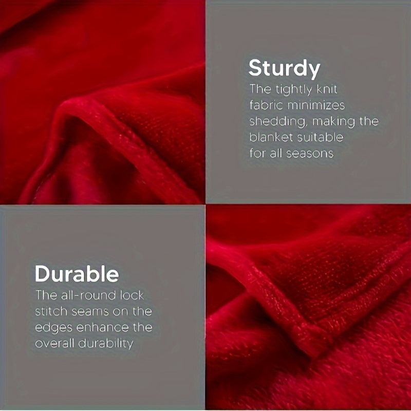 Cozy Warm Fleece Throw Blanket for Home