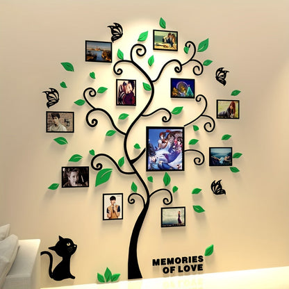 Modern Family Tree Wall Art Frame Sticker Decal