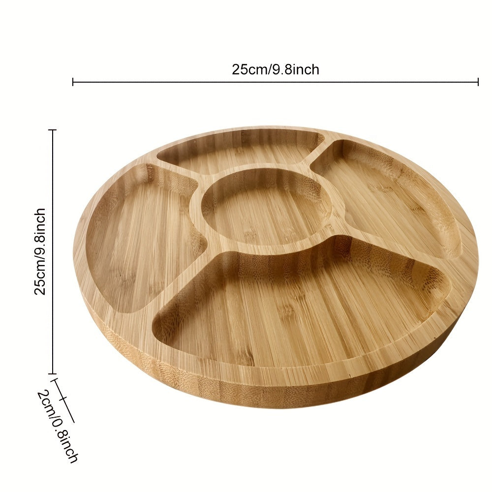 Natural Bamboo Wooden Serving Tray