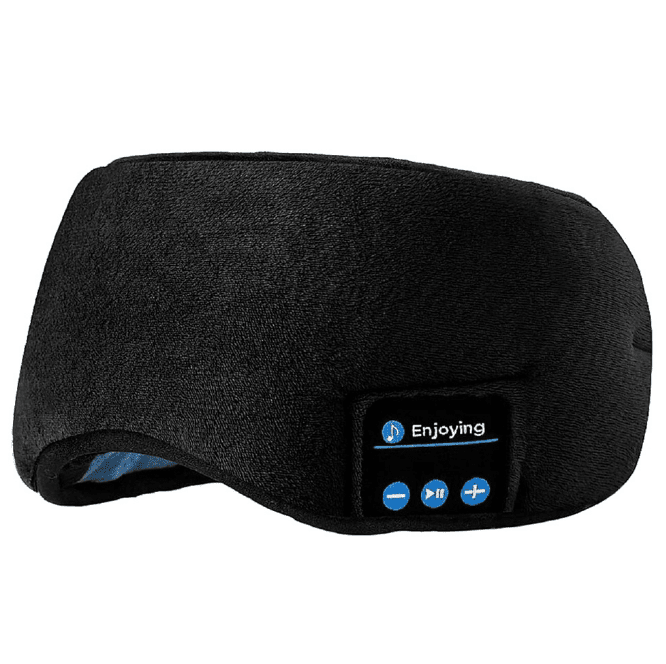 Soft Sleep Bluetooth Eye Mask Comfortable Fit - Luxicro