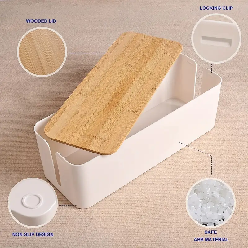 Neat Cord Management Cable Organizer Box