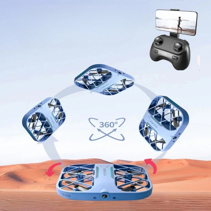 Compact Remote Control 360 Degree Mini Drone