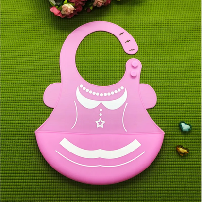 Adorable Infant Drool Bibs - Fun Animal Silicone Bib Set