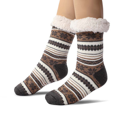 Cozy Plush Cashmere Slipper Socks for Home