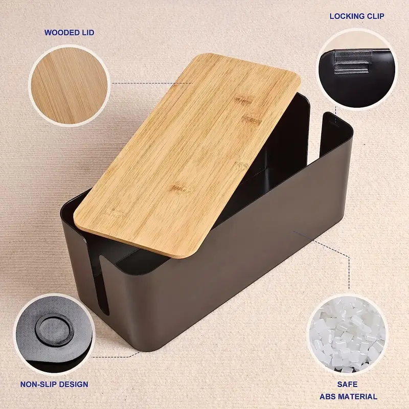 Neat Cord Management Cable Organizer Box