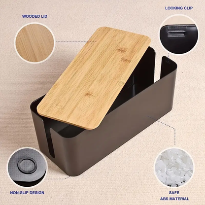 Neat Cord Management Cable Organizer Box