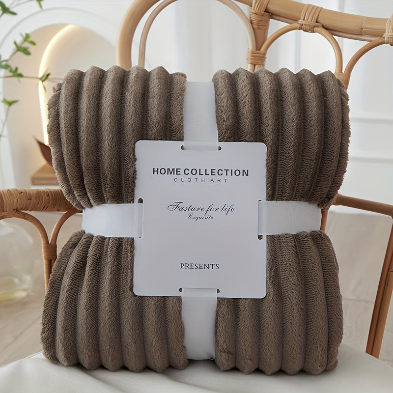 Cozy Fuzzy Throw Blanket for Winter Warmth