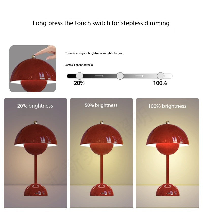 Space Saving Bedside Lamp