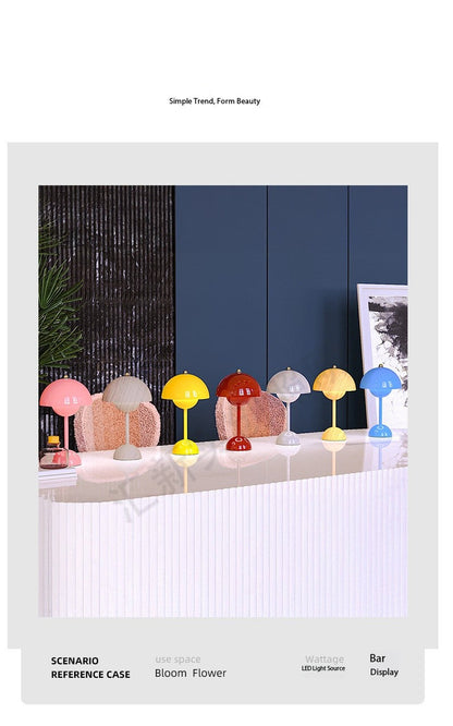 Space Saving Bedside Lamp