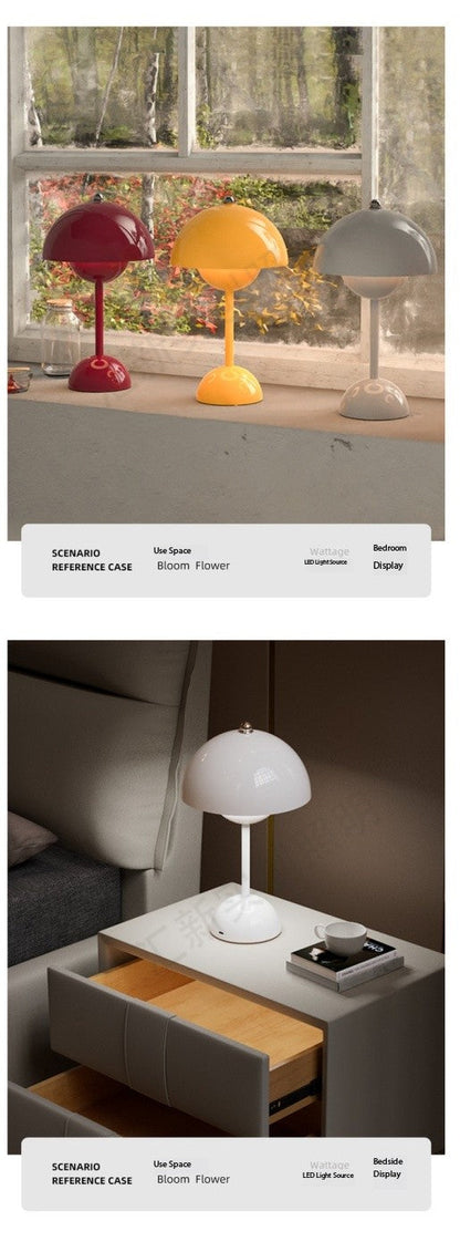Space Saving Bedside Lamp