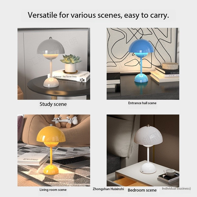 Space Saving Bedside Lamp
