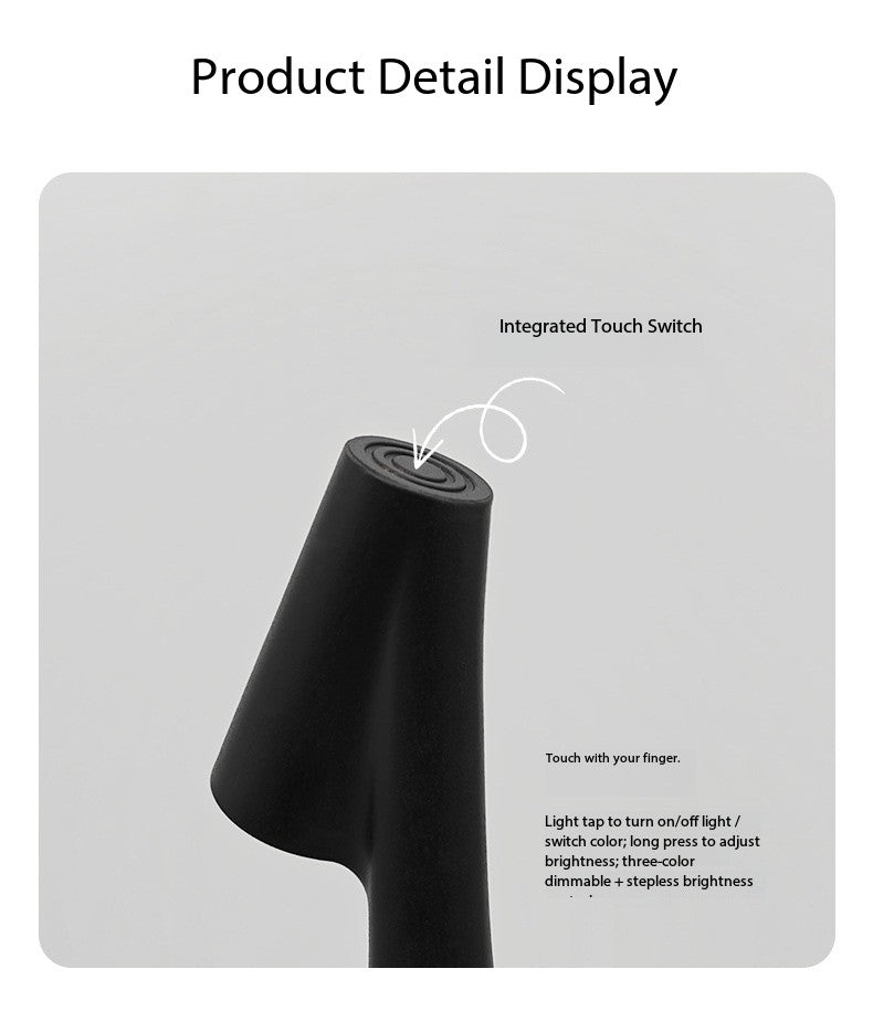Compact Portable Charging Nightstand Lamp