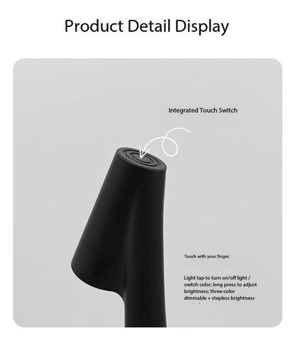Compact Portable Charging Nightstand Lamp