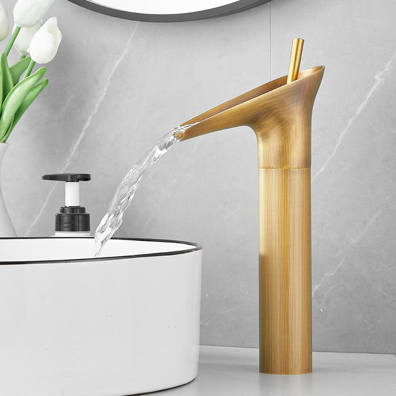 Rustic Brass Weather Resistant Outdoor Faucet