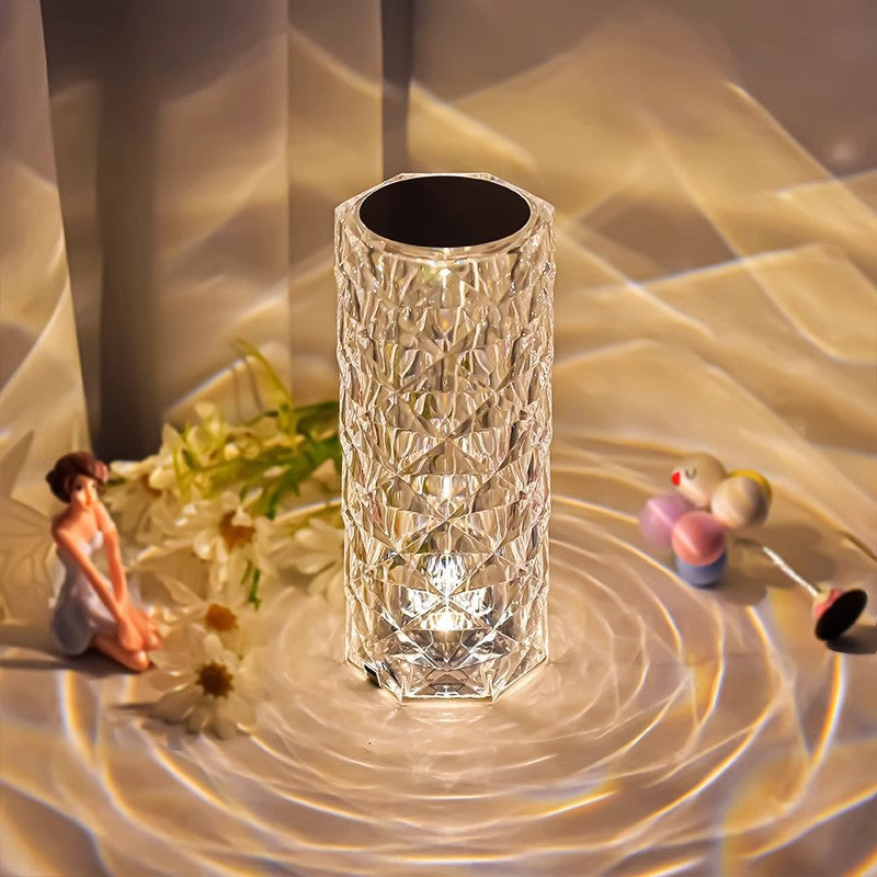 Warm LED Bedside Table Lamp Soft Night Light
