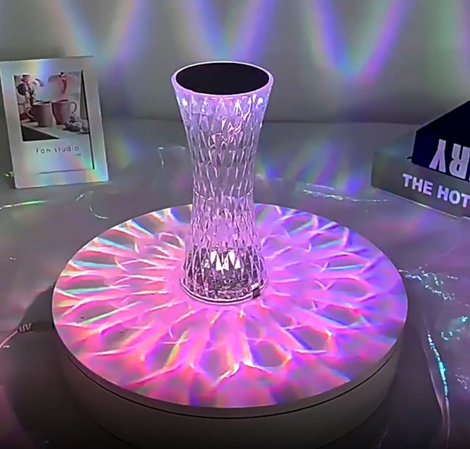 Warm LED Bedside Table Lamp Soft Night Light