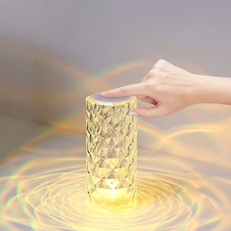 Warm LED Bedside Table Lamp Soft Night Light