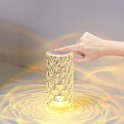 Warm LED Bedside Table Lamp Soft Night Light