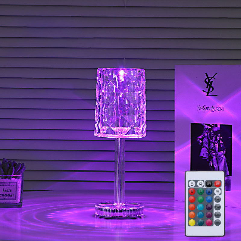Warm LED Bedside Table Lamp Soft Night Light