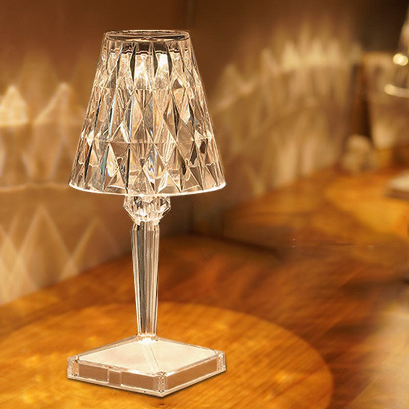 Warm LED Bedside Table Lamp Soft Night Light