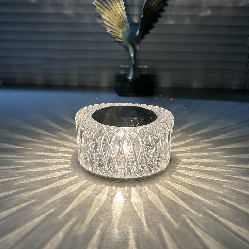 Warm LED Bedside Table Lamp Soft Night Light