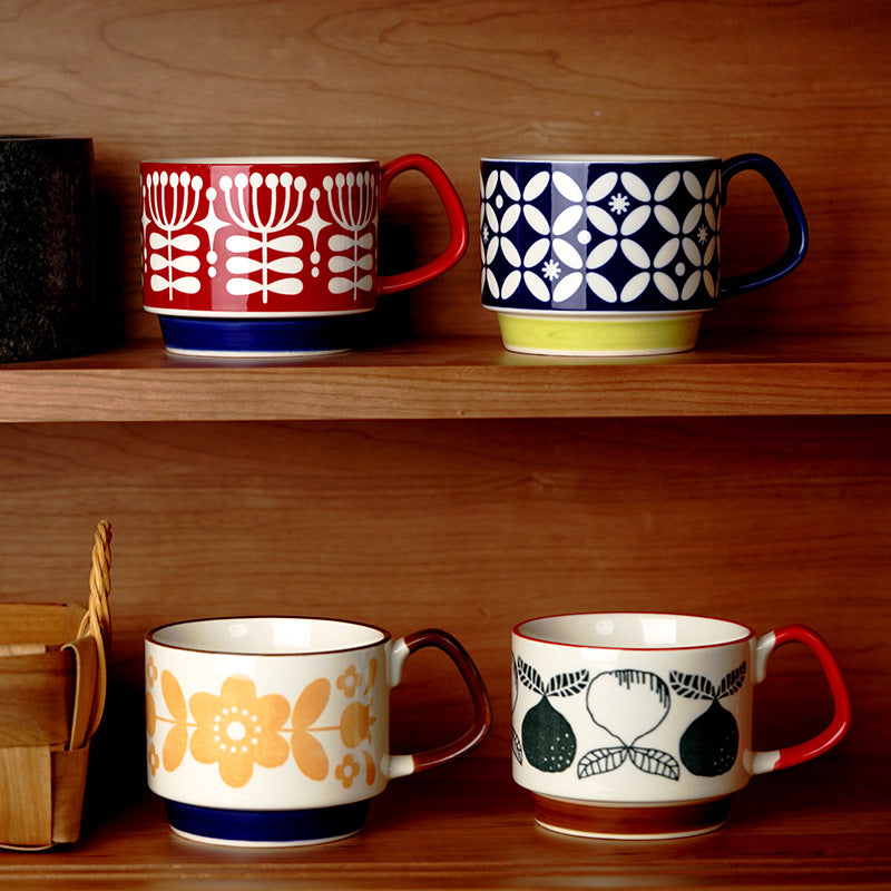 Vibrant Design Ceramic Wall Mug