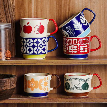 Vibrant Design Ceramic Wall Mug