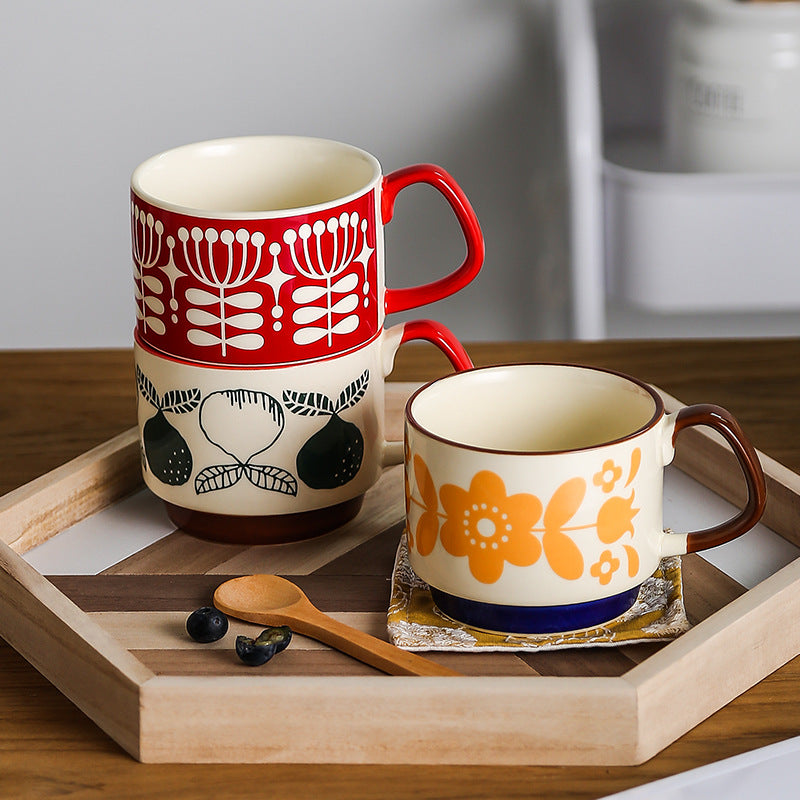 Vibrant Design Ceramic Wall Mug