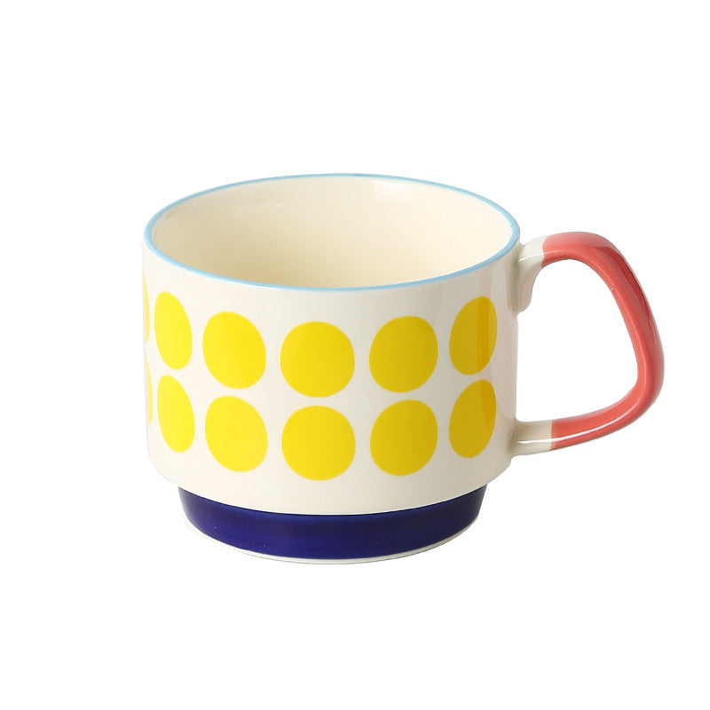 Vibrant Design Ceramic Wall Mug - Luxicro