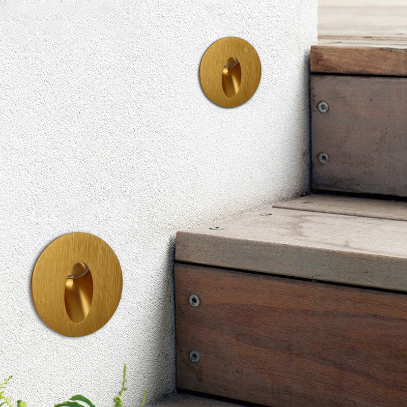 Bright LED Stair Lights Aluminum Recessed Corner Lamps - Luxicro