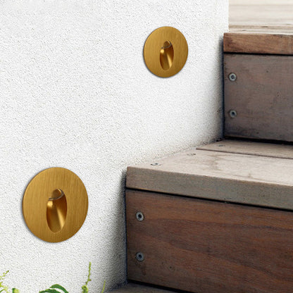 Bright LED Stair Lights Aluminum Recessed Corner Lamps - Luxicro
