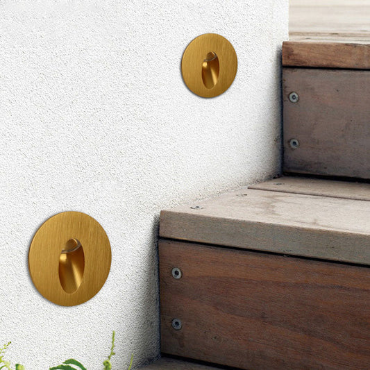 Bright LED Stair Lights Aluminum Recessed Corner Lamps - Luxicro