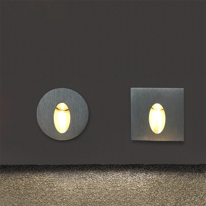 Bright LED Stair Lights Aluminum Recessed Corner Lamps