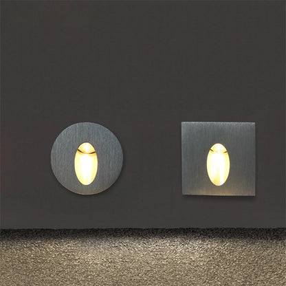 Bright LED Stair Lights Aluminum Recessed Corner Lamps
