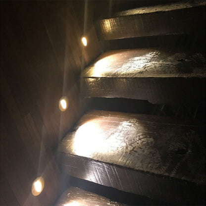 Bright LED Stair Lights Aluminum Recessed Corner Lamps