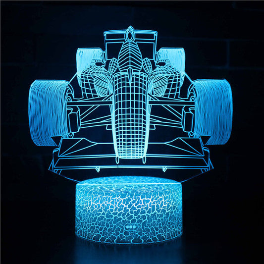 Cool 3D LED Night Lamp USB Desk Light - Luxicro