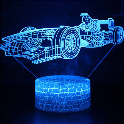 Cool 3D LED Night Lamp USB Desk Light