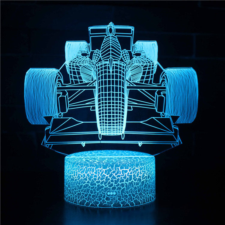 Cool 3D LED Night Lamp USB Desk Light