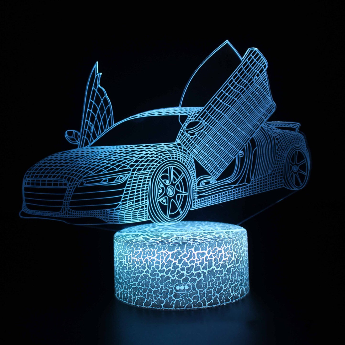 Cool 3D LED Night Lamp USB Desk Light