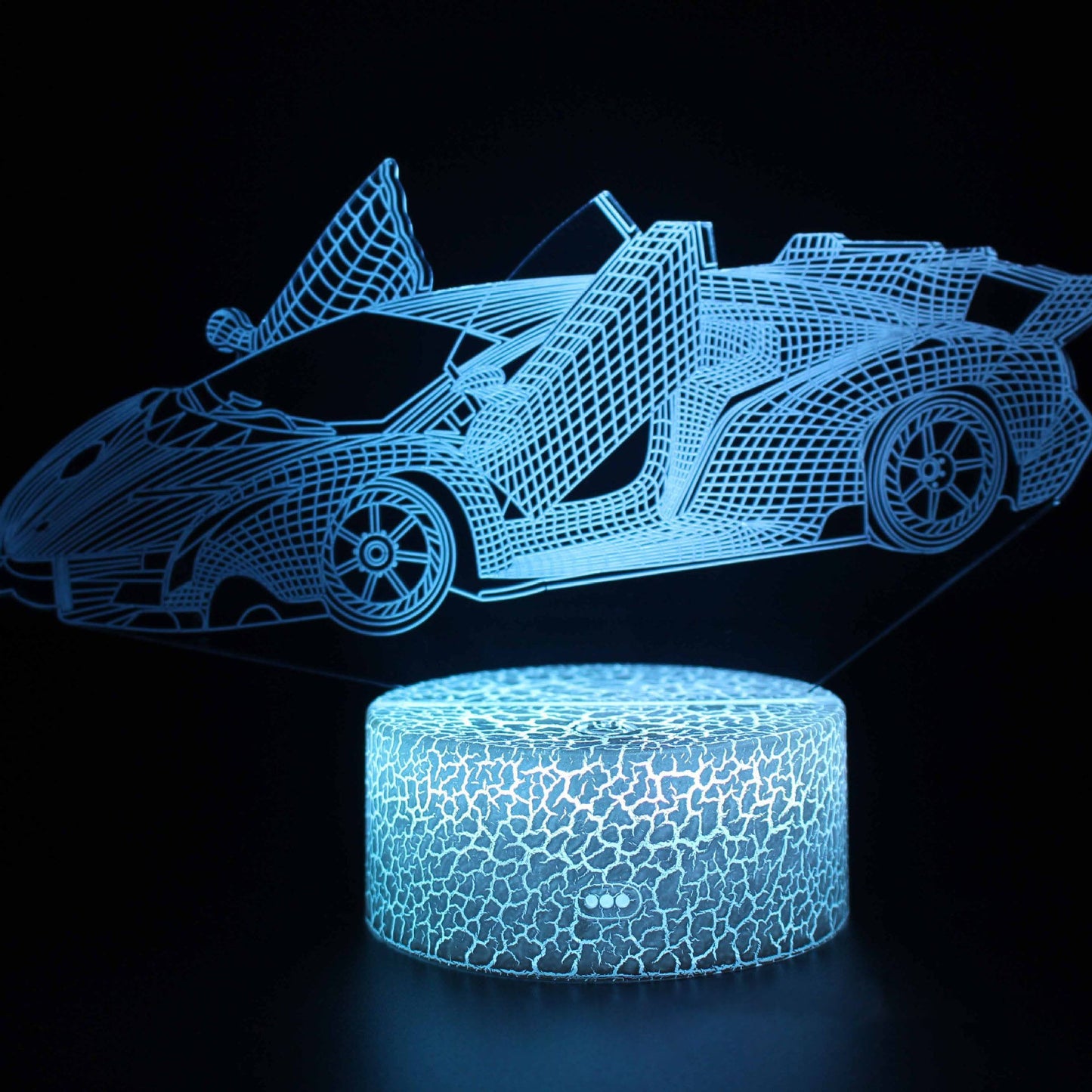 Cool 3D LED Night Lamp USB Desk Light