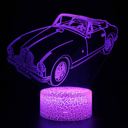 Cool 3D LED Night Lamp USB Desk Light
