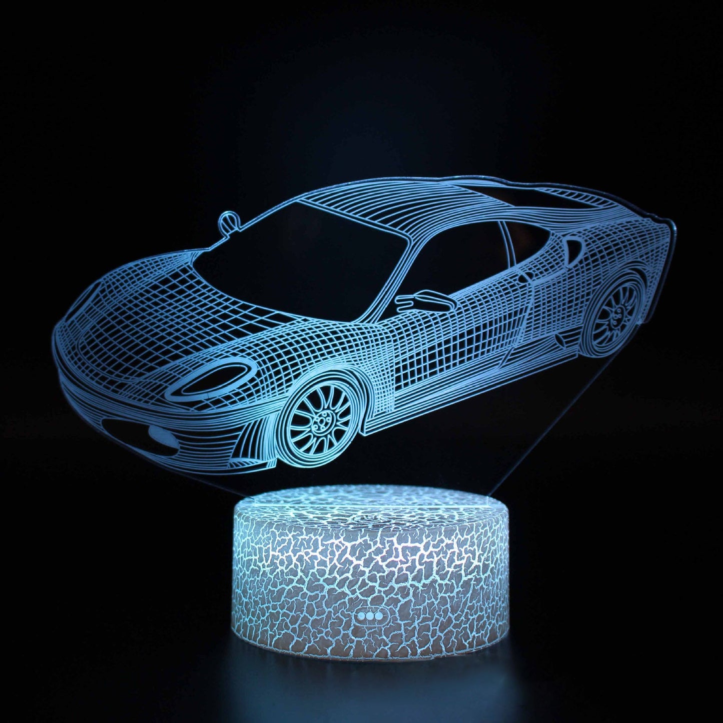 Cool 3D LED Night Lamp USB Desk Light