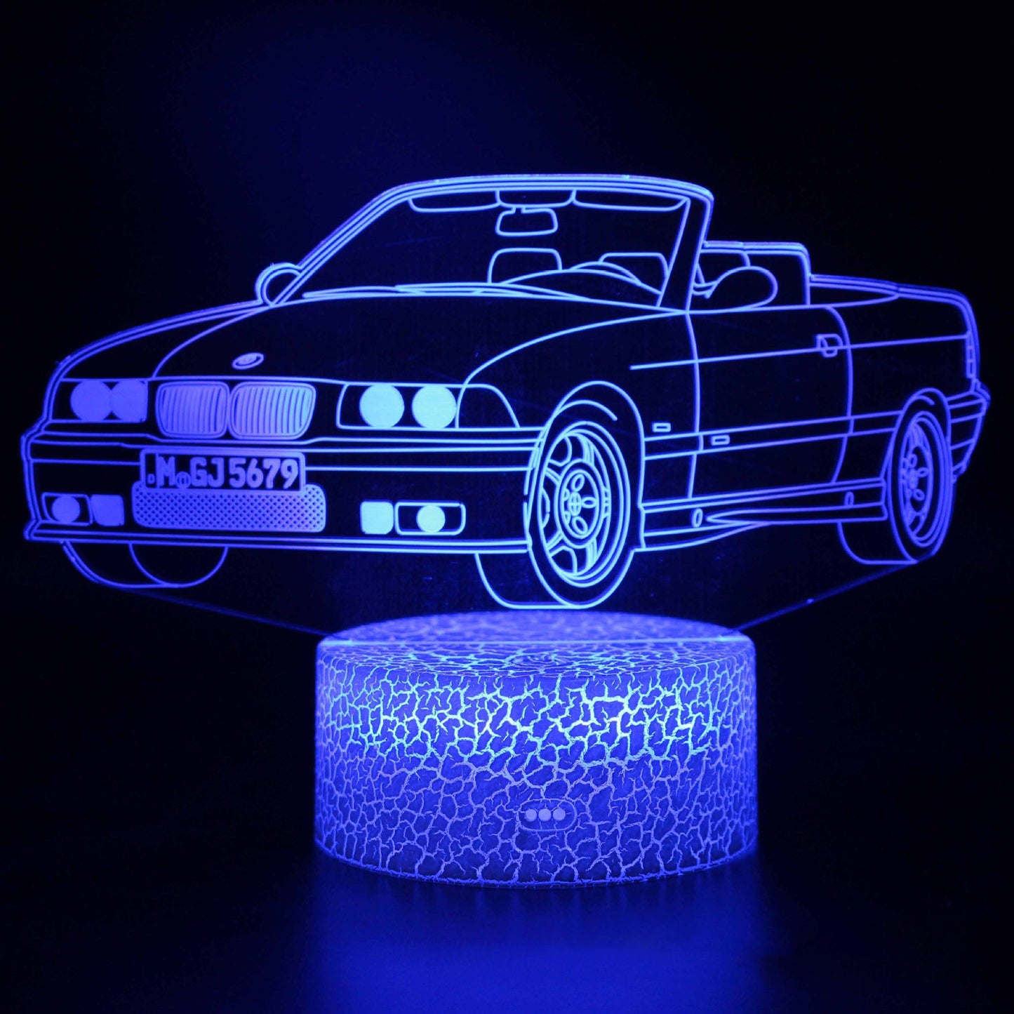 Cool 3D LED Night Lamp USB Desk Light