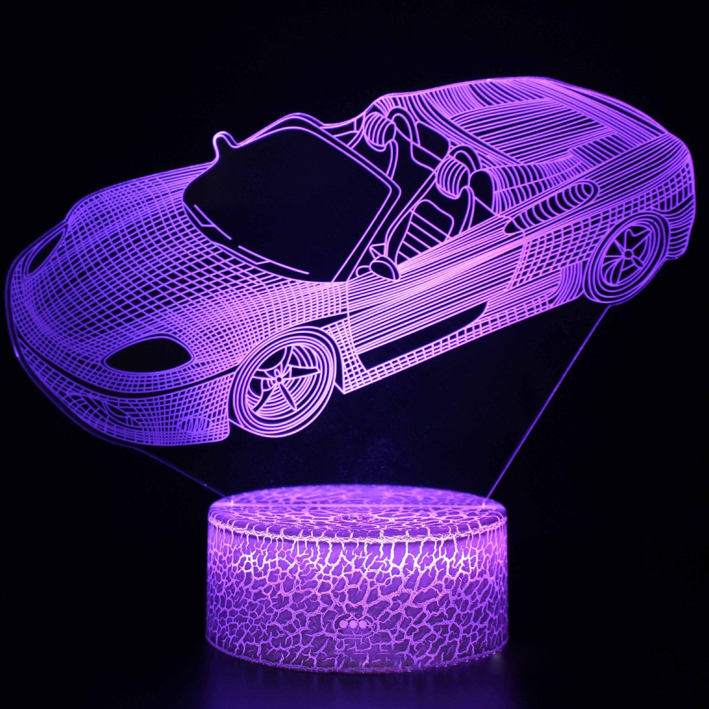 Cool 3D LED Night Lamp USB Desk Light