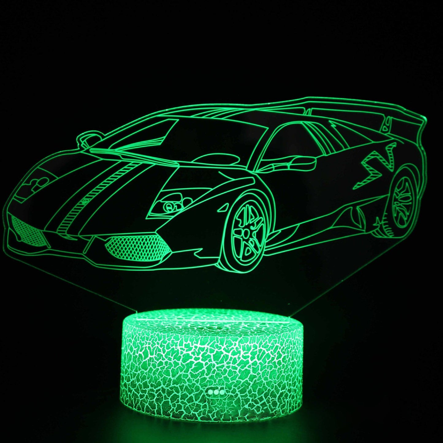 Cool 3D LED Night Lamp USB Desk Light
