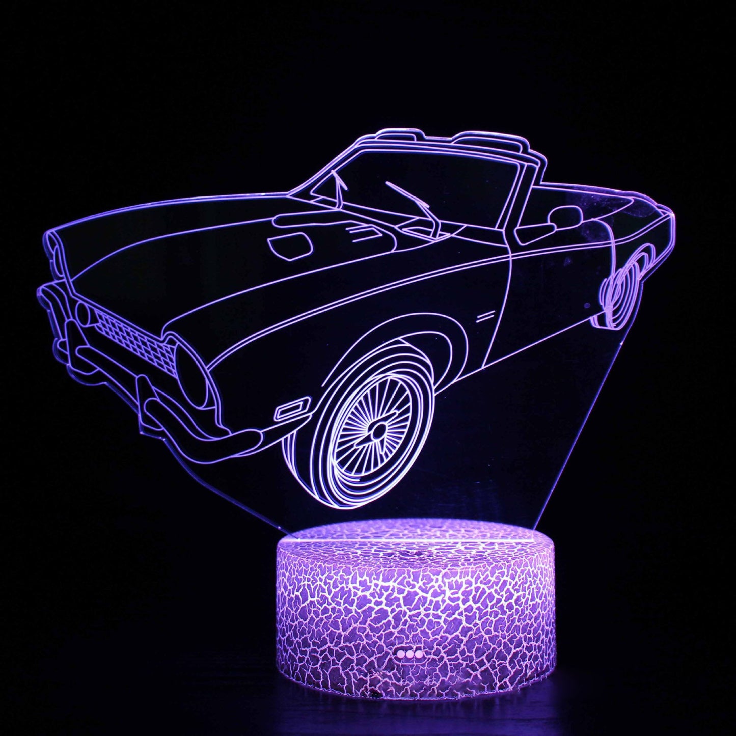 Cool 3D LED Night Lamp USB Desk Light